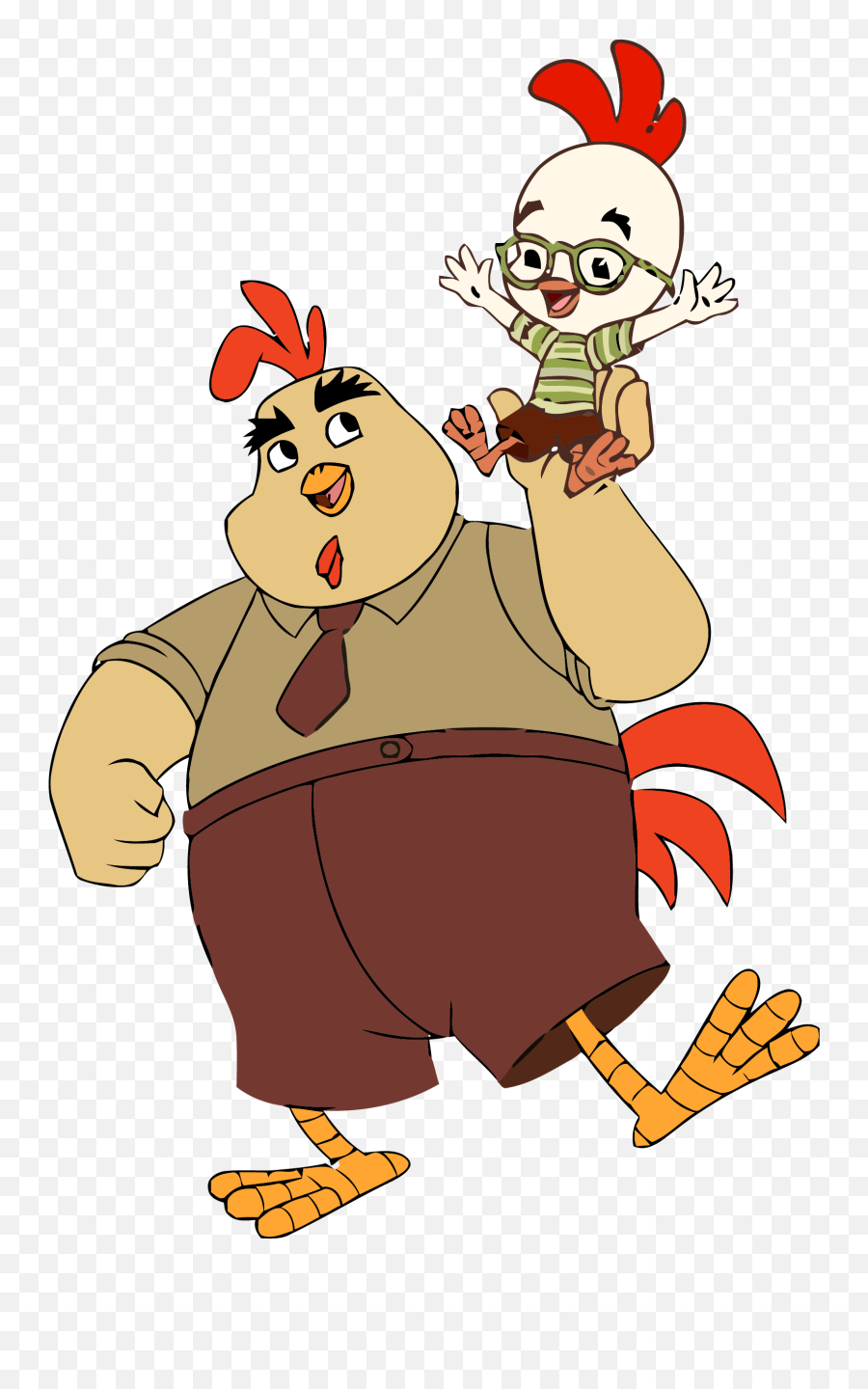 Chicken Little And Father Buck Clipart - Disney Day Png,Buck Png