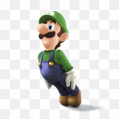 Luigi Smash Bros - Super 4 png