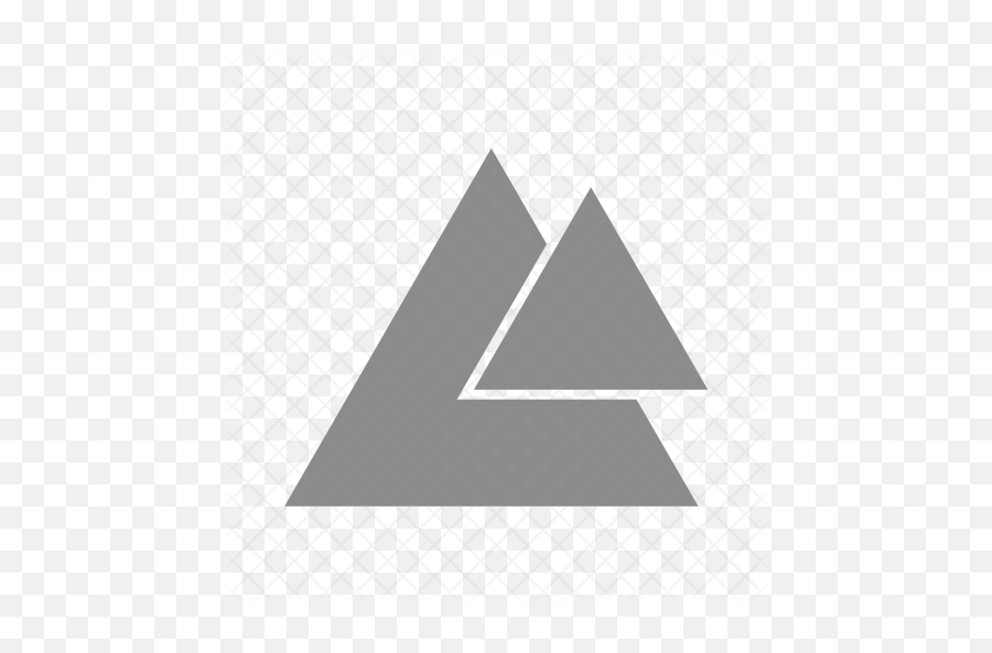 Triangles Icon Of Glyph Style - Norse Rune Png,Triangles Png