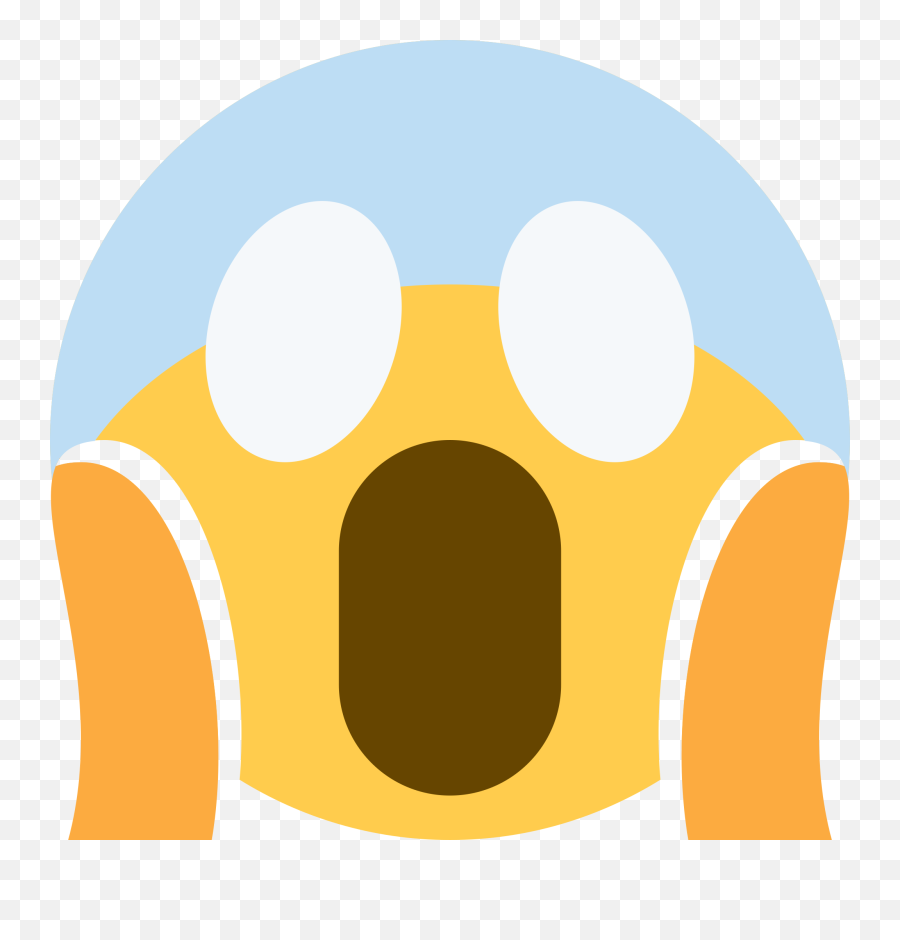 Screaming Emoji Meaning With Pictures - Scream Emoji Twitter Png,Shocked Emoji Transparent