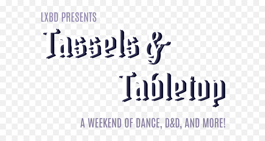 Tassels And Tabletop U2014 The League Of Extraordinary Bellydancers - Calligraphy Png,Table Top Png
