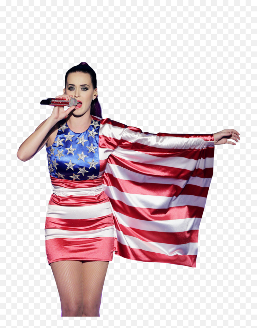 Katy Perry American Flag Png Image - Purepng Free Katy Perry America Flag Outfit,American Flag Png Free