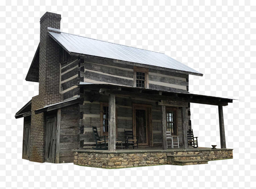 Download Farm House Barn Png Photo - Log Cabin,Woods Png