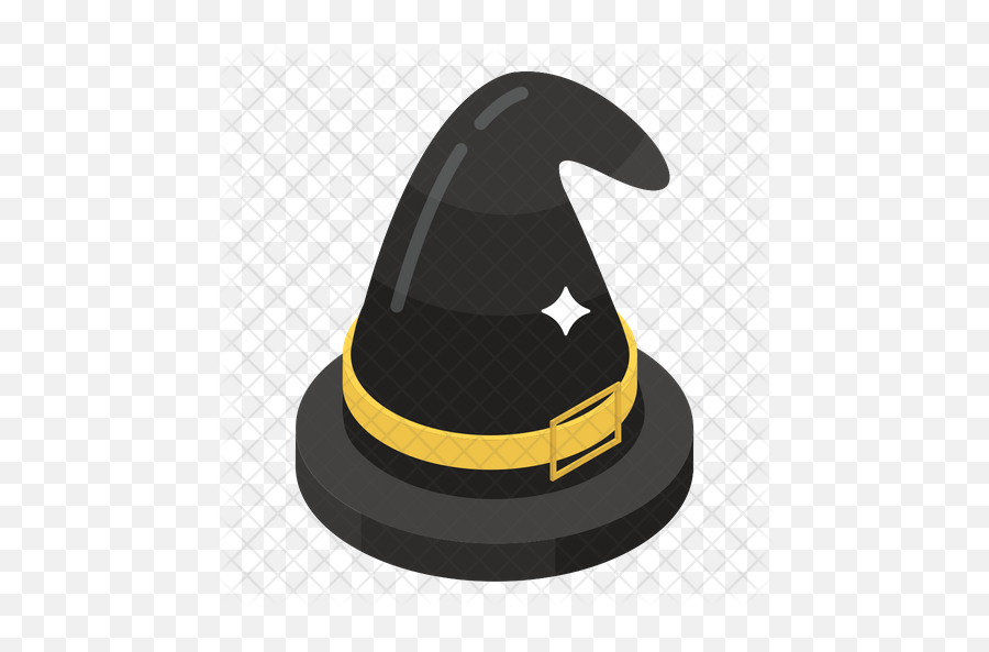 Witch Hat Icon Of Flat Style - Peace Symbols Png,Witch Hat Transparent