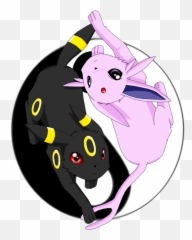 Umbreon And Espeon Love Png Image - Transparent