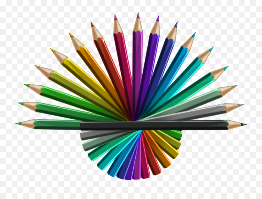 Pencil Logo - Color Pencil Design Png,Pencil Logo