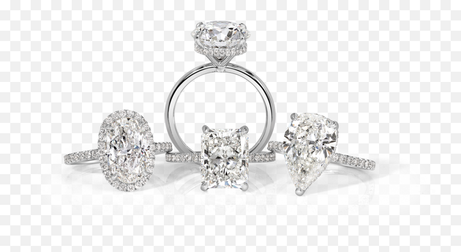 Diamond Engagement Rings - Engagement Ring Png,Wedding Ring Transparent Background