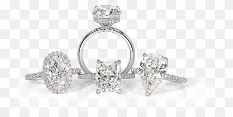 Diamond Engagement Rings - png