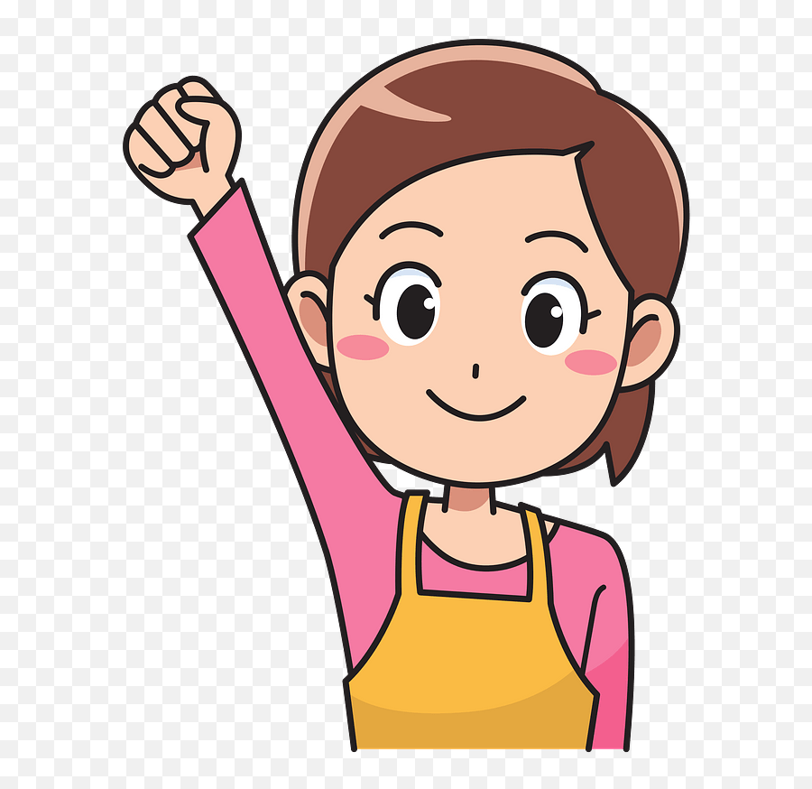 Happy Housewife Clipart Free Download Transparent Png - Office Worker  Cartoon,Happy Person Png - free transparent png images 