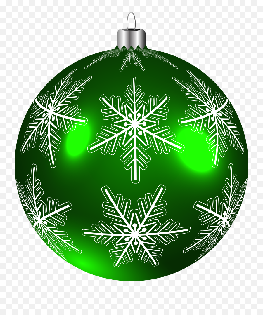 Green Christmas Png Transparent - Green Christmas Ball Clipart,Christmas Ball Png