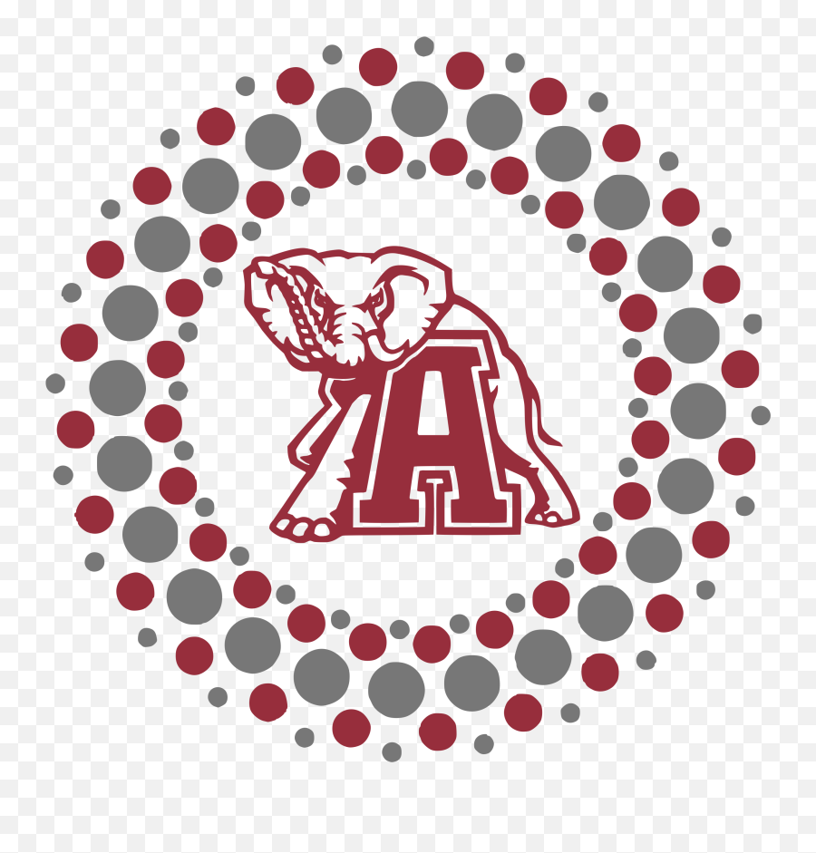 Alabama Crimson Tide Circle Football Roll - Logo Transparent Alabama Football Png,Tide Png