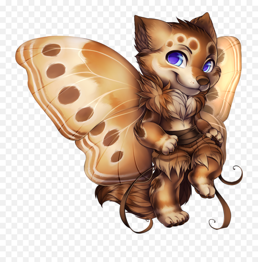 Furvilla - Fae Wolf Png,Bat Wings Png