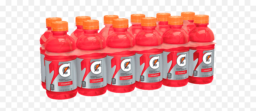 Gatorade Thirst Quencher - Strawberry 24 Pk 12 Oz U2022 Thirstyrun 12 Pack Of Gatorade Green Png,Gatorade Bottle Png