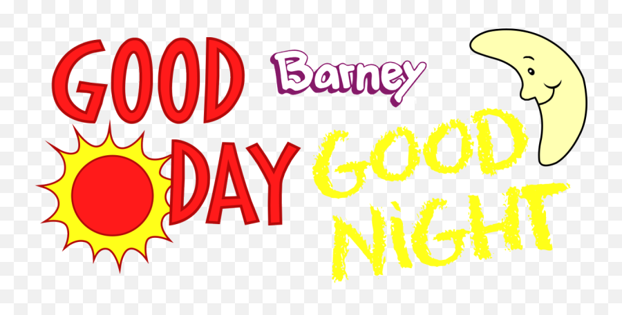 Latest - Barney Good Day Good Night Logo Png,Barney And Friends Logo