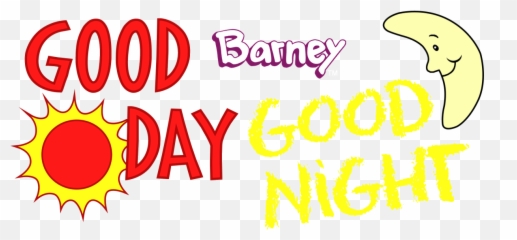 Latest - Barney Good Day Good Night Logo Png,Barney And Friends Logo
