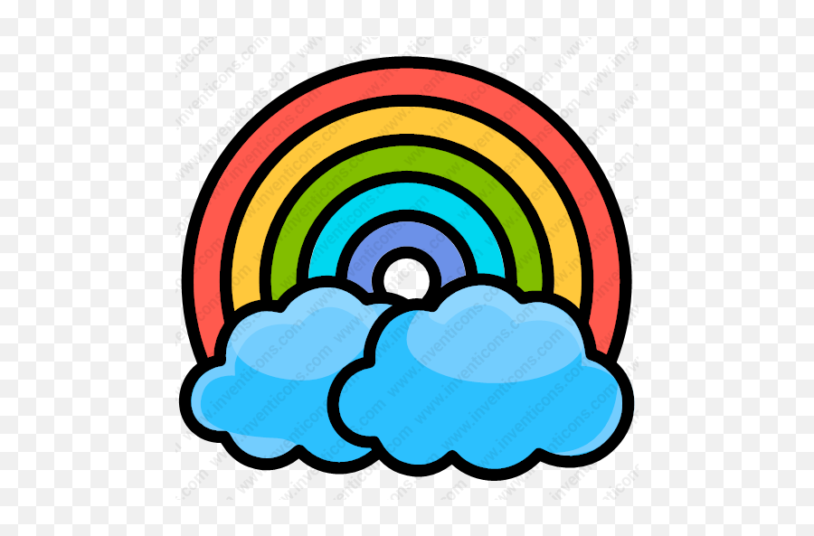 Download Rainbow Vector Icon - Clip Art Png,Rainbow Vector Png