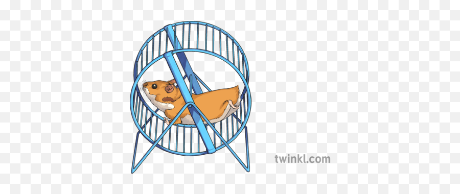 Hamster Running - Twinkl Cartoon Hamster Wheel Png,Hamster Png