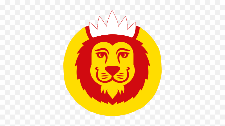 Download Prev - Red And Yellow Lion Logo Full Size Png Hungry Lion Logo,Lion Logo Png