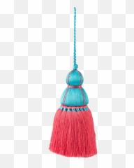 Turqoise Pink Tassel Medium - Household Cleaning Supply Png,Tassel Png