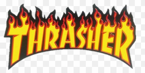 90s Aesthetic Grunge Tumblr Sticker - Thrasher Png