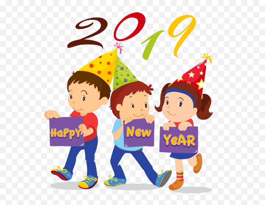 Library Happy New Year 2019 Png Files - Happy New Year For Kids,Happy New Year 2019 Transparent Background