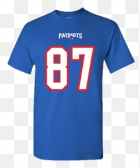 Download Mens New England Patriots Rob - Blue Barracudas Png,Rob Gronkowski Png