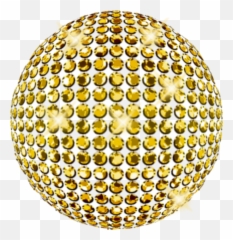 Gold Disco Sticker - Gold Disco Ball Png,Gold Disco Ball Png