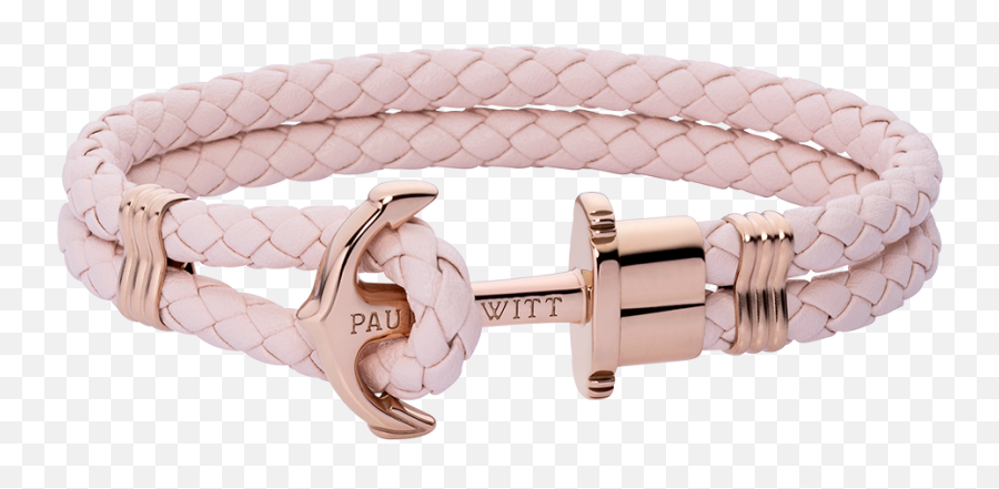 Anchor Bracelet Phrep Rose Gold Leather Pink - Paul Hewitt Bracelet Rose Gold Png,Pink Rose Transparent
