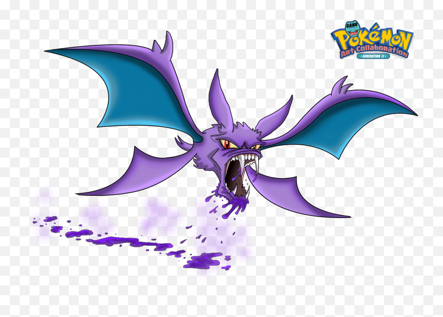 169 Crobat Used Poison Fang And Brave - Pokemon Crobat Png,Crobat Png