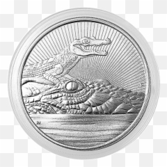 2019 Oz Piedfort Australian Silver Crocodile - Coin Next Generation 10 Oz png
