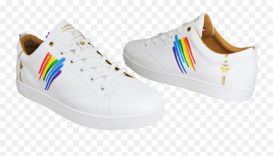 Shoes Sneaker Baron Papillon Rainbow - Sneakers Rainbow Png,Rainbow Facebook Icon