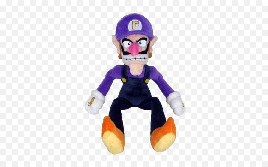 Waluigi 11 Plush Flipside Gaming - Waluigi Pehmo Png,Waluigi Transparent