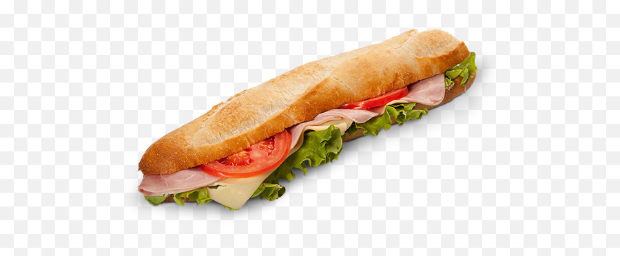 Download Baguettes - Sandwich Baguette Png Full Size Png Sub Sandwiches At Vons,Subway Sandwich Png