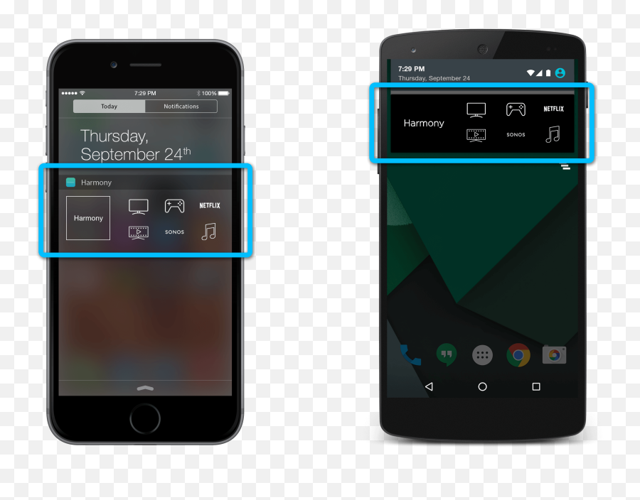 Harmony App Notifications - Logitech Harmony Hub Widget Png,Android Notification Icon List