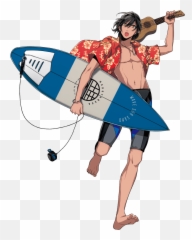 Surfer Boy Anime Bc - Nalu Tanaka png