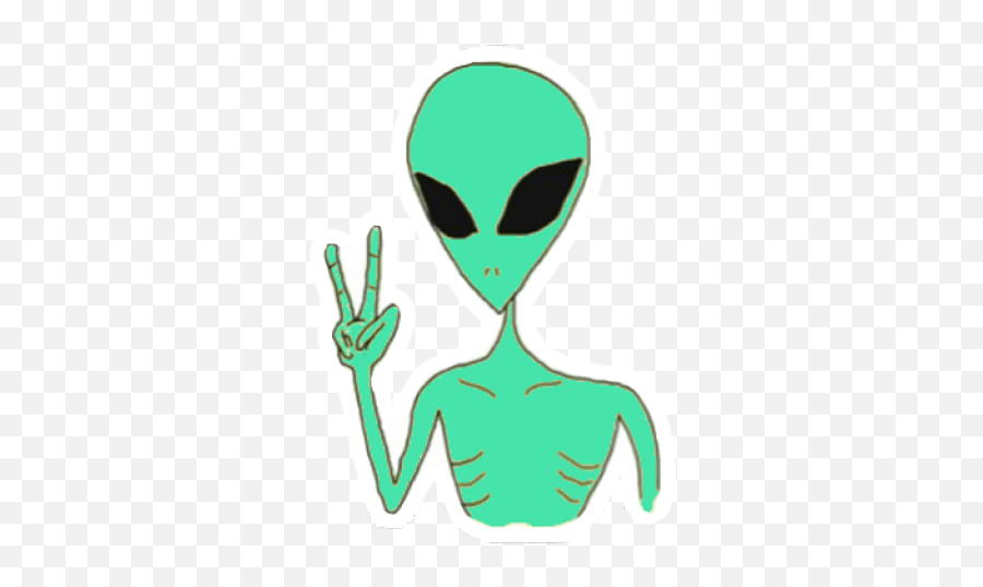 Science Fiction Clipart Alien Body - Alien Sticker Png Alien Png,Cartoon Body Png