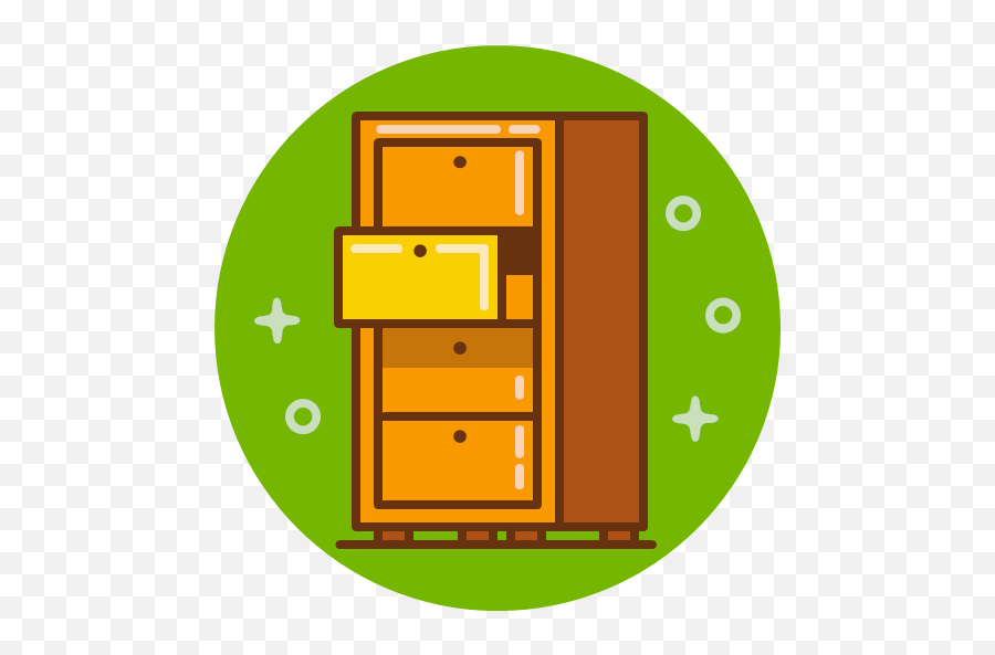 Chest Drawer Furniture Keep Save Stock Png Icon