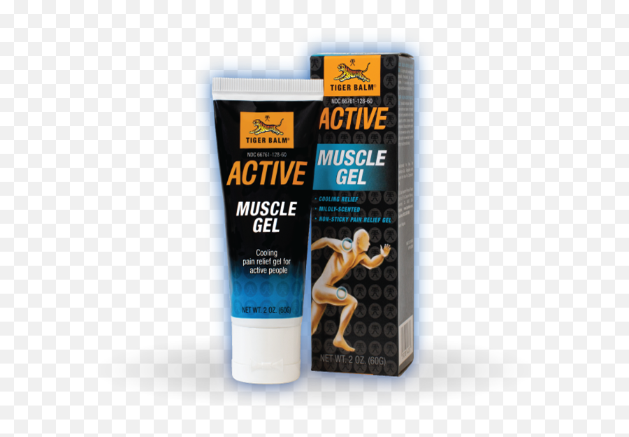 Tiger Balm Active Muscle Gel Gels And More For Pain - Tiger Balm Active Muscle Gel 60g Png,Tiger Claw Icon