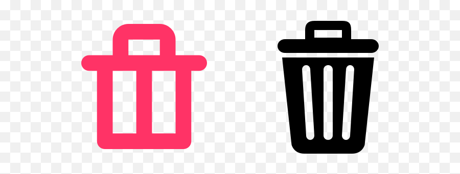 How We Re - Designed Icons In The Fyle App Garbage Vector Png,Caption Icon