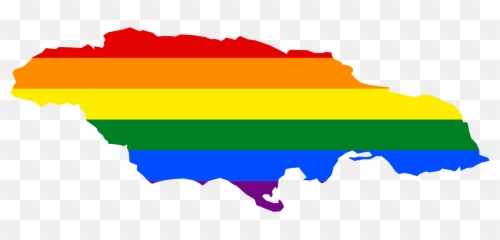 Lgbt Flag Map Of Jamaica - West Indies Map Png,Jamaica Flag Png
