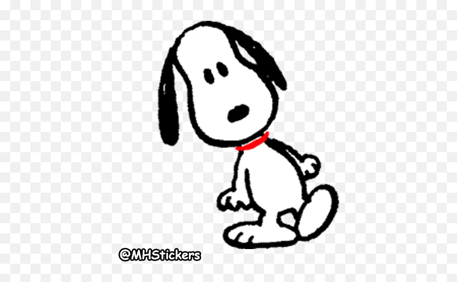 Snoopy Stickers - Live Wa Stickers Dot Png,Dancing Snoopy Icon