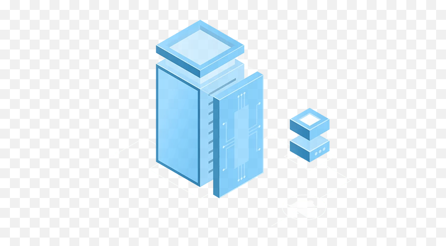 Hosted Virtual Servers Dincloud - Vertical Png,Data Center Building Icon