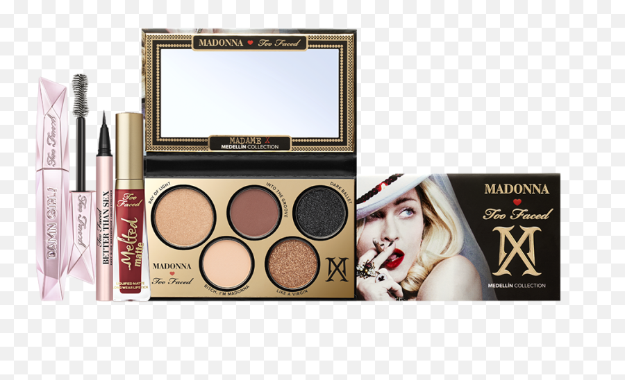 Madonna By Too Faced - Madame X Medellin Makeup Palette Madonna Png,Madonna Png