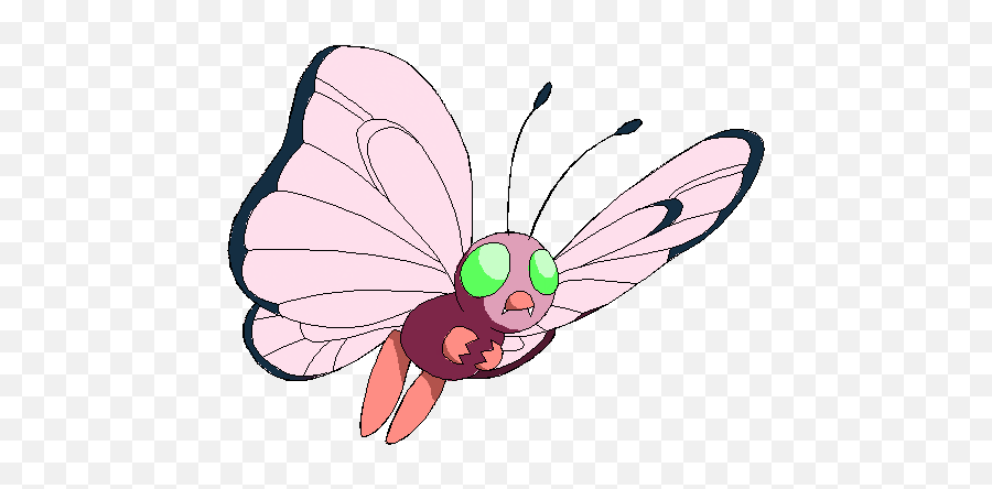 Shiny Butterfree 012 Os3 Png