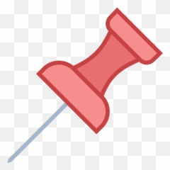 Pin Icon Office Style Png