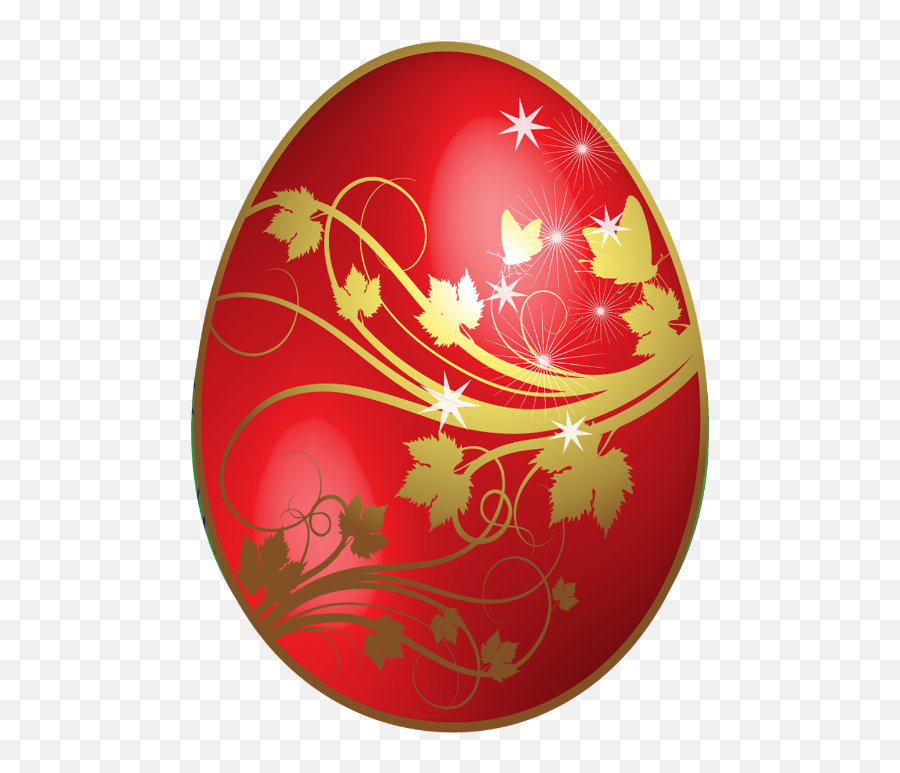 Easter Eggs Transparent Background Png - Red Easter Egg Png,Easter Egg Transparent