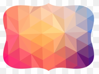 Geometry Polygon - Colorful Abstract Border Free png