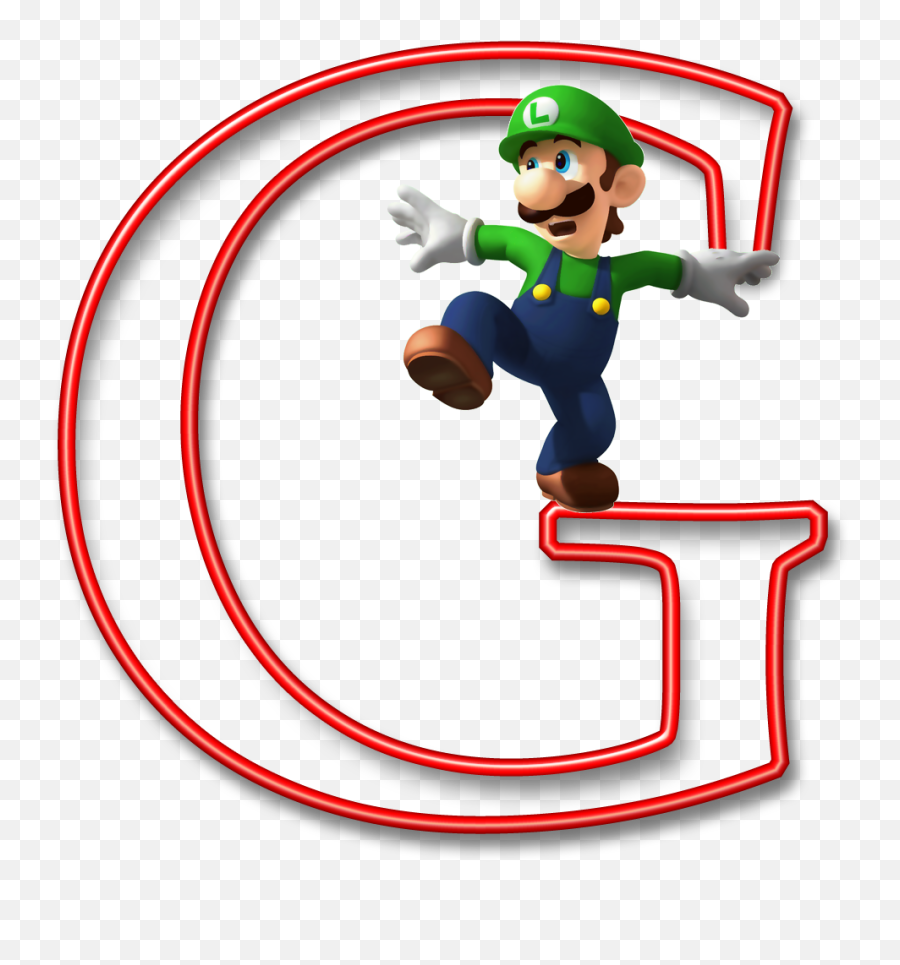 Alfabeto Mario Bros - Nintendo Logo With Mario Clipart Luigi From Super Smash Bros Png,Nintendo Logo.png