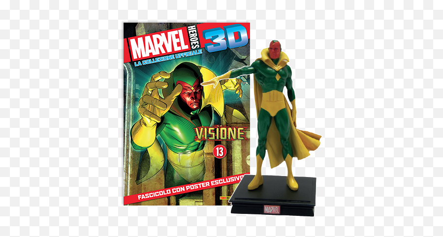 Download Hd Collezione Marvel Heroes 3d - Avengers No241 Marvel Charactars Stole From Dc And Gave Png,Vision Marvel Png