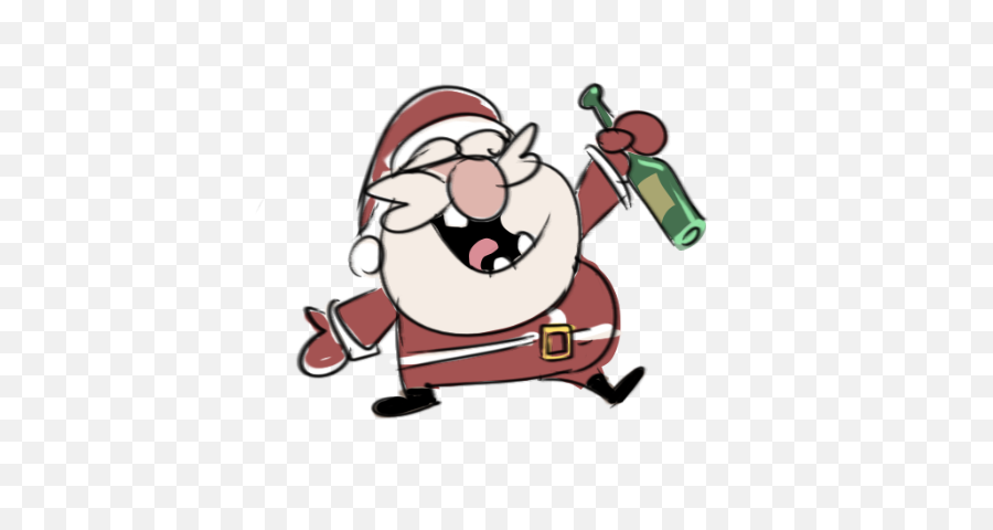 Download Hd Picture Library Animation - Santa Drunk Png,Behance Png